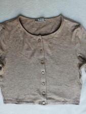 Morbido cardigan rosa, Zara, taglia S