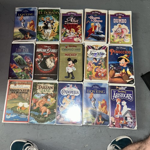Disney vhs tapes all complete - tapes,