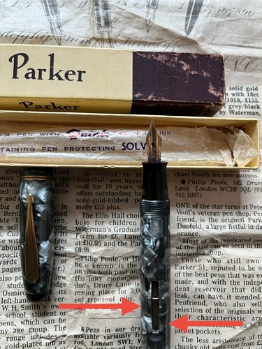 Vintage parker fountain pen - fountain,