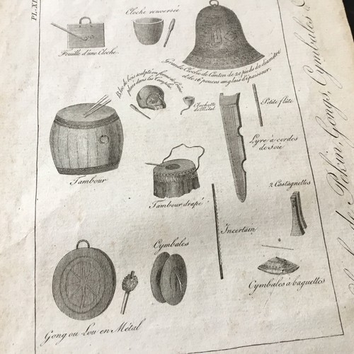 Incisione cina 1817 - 1817, strumenti