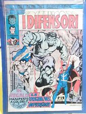 POSTER MANIFESTO GLI ALBI DEI SUPER EROI # 1 LOCANDINA GADGET 1975 CORNO A.S.E.