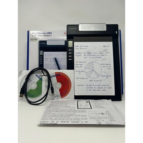 Blocco note digitale acecad - blocco,