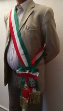 fascia sindaco a nastro