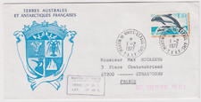 LETTRE TAAF  yt 65  1977