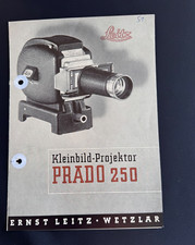 #A0658-Leica Leitz PRADO 250 istruzioni