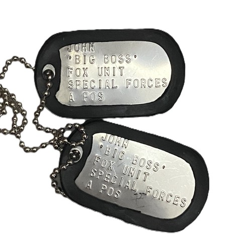 Dogtag piastrine militari - piastrine,