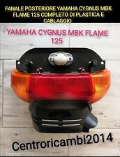 FANALE POSTERIORE YAMAHA CYGNUS MBK FLAME 125 COMPLETO DI PLASTICA E CABLAGGIO 