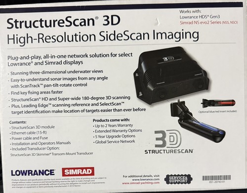 Lowrance structurescan - lowrance, 3d