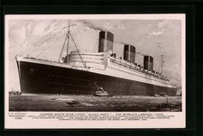 Cartolina Cunard White Star