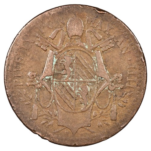 Vatican mezzo baiocco 1849 - vatican,