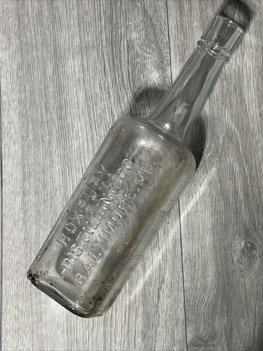Rara antica bottiglia vetro - antica, di