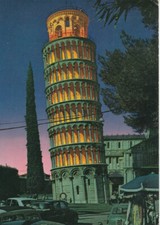 CARTOLINA PISA TORRE PENDENTE LUMINARIE DI S. RANIERI FOTOCOLOR UNICA SU EBAY