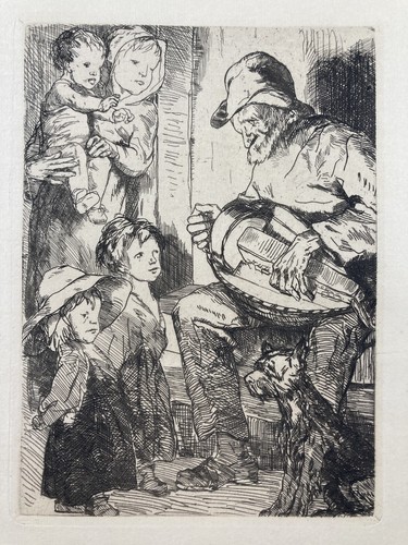 Gravure bernard naudin eau - bernard,