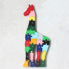 Puzzle legno forma - legno, di