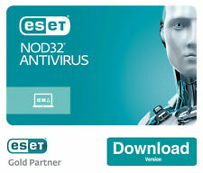 ESET NOD32 Antivirus 2025 | ESD | Autorizzato Licenza da 1 a 10 Pc 1 o 2 Anni