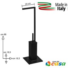 Piantana da terra nero opaco