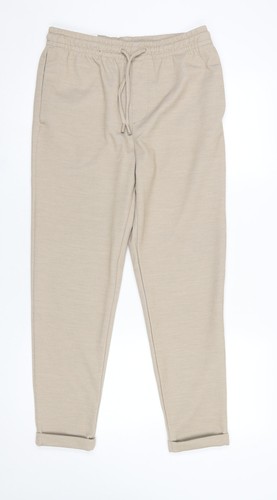 Zara pantalone donna beige - zara,