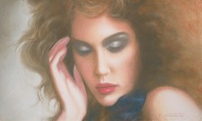 Dipinto a pastello cm. 50x30 -