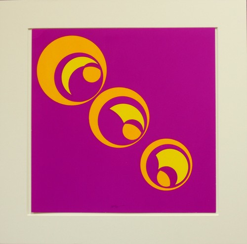 Paolo scheggi serigrafia - serigrafia, su