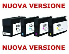 4 CARTUCCE PER STAMPANTE HP 932XL 933XL OfficeJet 7610 e-All-in-One, 6700, 6600
