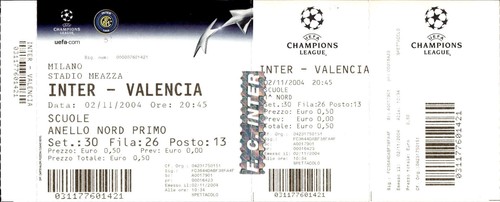 Biglietto inter valencia - biglietto,