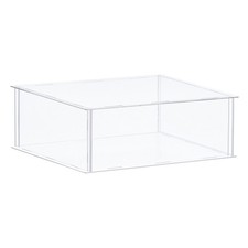 Acrylique Affiche Boîte Boîte Cube Boîte Transparent Assemblage 31x31x10.5cm