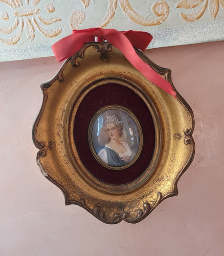 Miniatura ritratto dipinto - miniatura, su