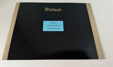 Mcintosh mcd301 manuale uso - manuale, d'uso