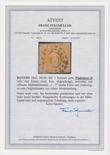 Baviera 1862 Michel n. 8 II, 1