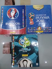 LOTTO 3 ALBUM PANINI FIFA WC GERMANY 2006 - EURO 2012 - RUSSIA 2018 Incompleti 