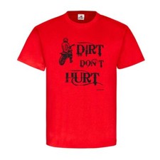 Dirt Don t Hurt abbigliamento motocross motto scritta MX SX FMX #23913