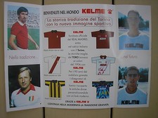 BROCHURE KELME TORINO A.C. CALCIO MAGLIE FERRINI GIGI MERONI 