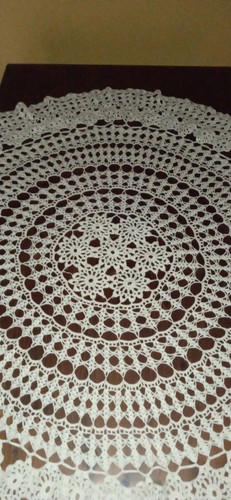 Tovaglia circolare uncinetto - tovaglia,