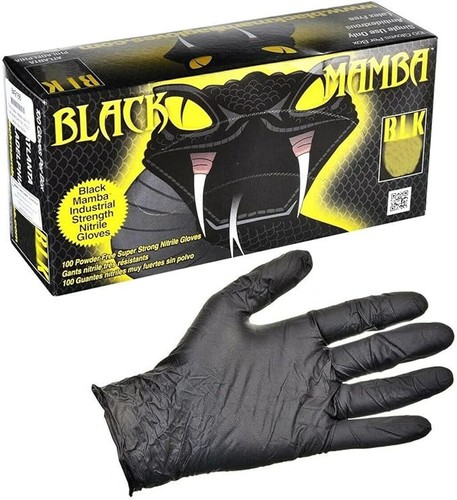 Guanti nitrile nero - nitrile,