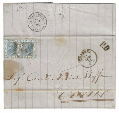 1871 regno italia piego di - 1871,