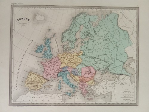 Incisione storica mappa - incisione,