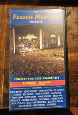 VHS 2 CASSETTE - Freddie Mercury Tribute 1992 Pmi Italy Queen