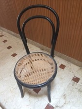 3 Sedie in legno e paglia di