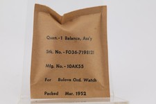 BULOVA ORDINANCE WATCH cal