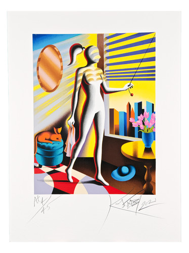 Mark kostabi serigrafia su - mark,