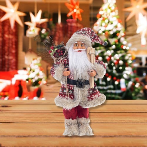 Statuina babbo natale fatta - statuina,