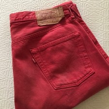 Levis 501 red tab denim