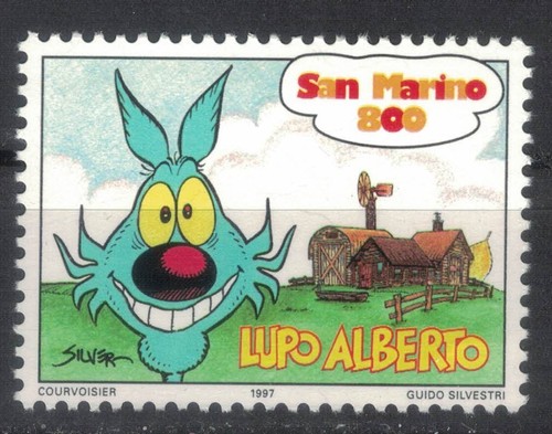 Fumetto italiano lupo alberto - italiano.,