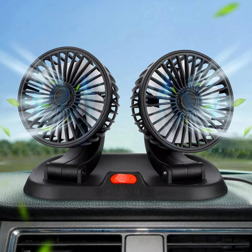 Doppio ventilatore per auto - doppio,