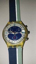 Swatch Chrono Nuovo Waterspeed SCK412 1998 Vintage Orologio da polso Anni 90 