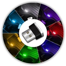LUCE Led Casa Auto Cortesia Passeggero Atmosfera Luce Giardino x TUTTE Prese USB