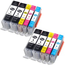 10 cartucce stampante per HP