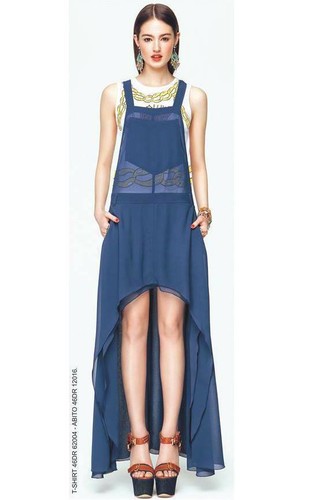 Abito maxi salopette - maxi,