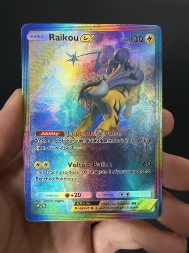 Raikou pokemon pocket card - ex,