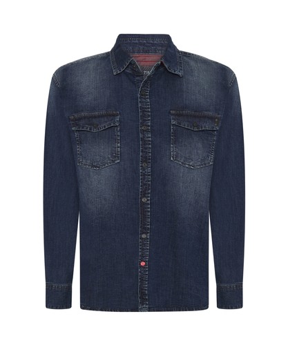 Timezone camicia jeans uomo - jeans,